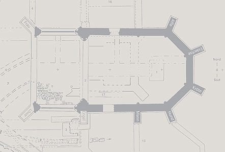 Zeichnung des Grundrisses der Wintringer Kapelle